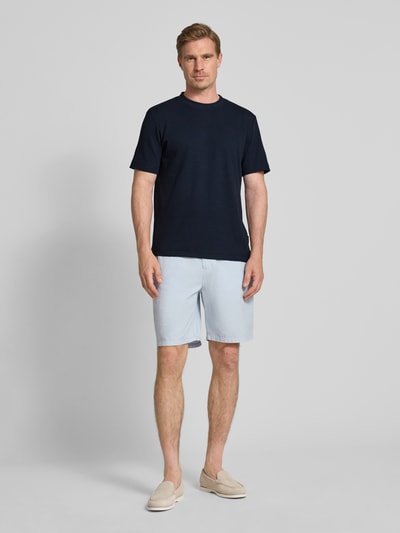 Tom Tailor Regular Fit T-Shirt aus Baumwoll-Mix Dunkelblau 1