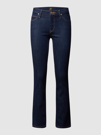 Lee Slim fit jeans met stretch, model 'Elly' Donkerblauw - 2