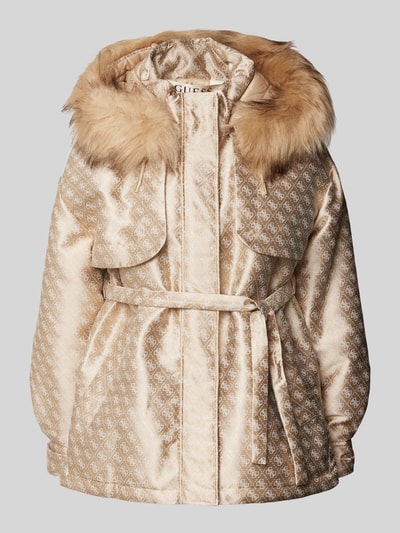 Guess Parka mit Label-Detail Modell 'ELLY' Sand 1