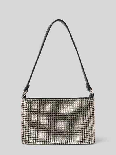 Jake*s Cocktail Handtasche mit Strasssteinbesatz Silber 4