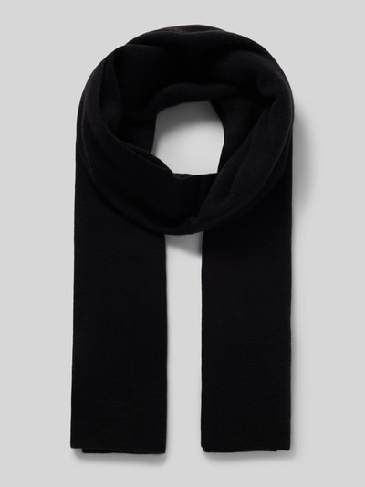 Knowledge Cotton Apparel Szal wełniany z detalem z logo  1