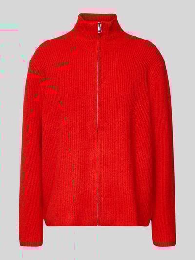 ICHI Kurtka z dzianiny o kroju regular fit ze stójką model 'IHDUCIE’ Czerwony 2