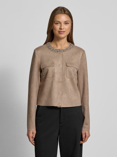 Betty Barclay Blazer mit Brusttaschen Taupe 4