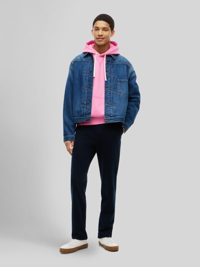 Tommy Hilfiger Regular Fit Hoodie aus Baumwoll-Mix Pink 1