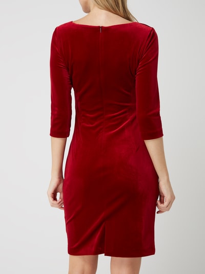 Paradi Cocktailkleid aus Samt  Bordeaux 5