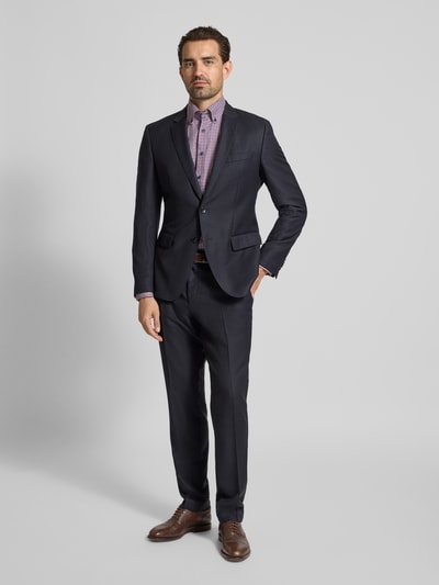 ETERNA Modern fit zakelijk overhemd met button-downkraag Rood - 1