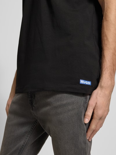 Hugo Blue Regular Fit T-Shirt Set im 2er-Pack Modell 'BLUE2_NAOLO' Black 3