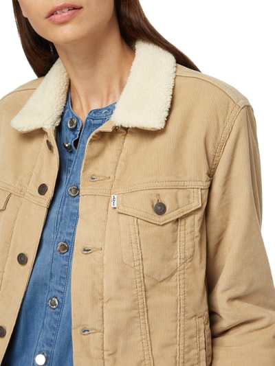 Levi's® Sherpa Trucker Jacket aus Cord Beige 6