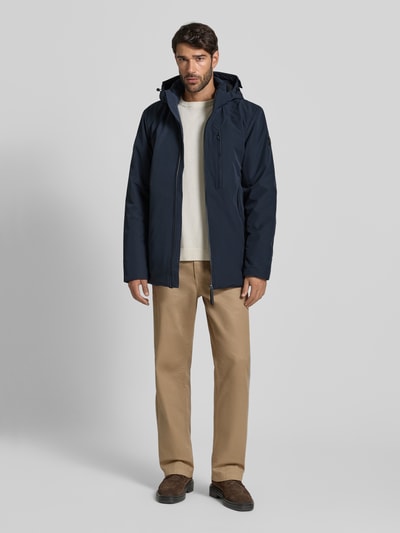 Cars Jeans Regular fit parka met capuchon model 'HARWICK' Marineblauw - 1