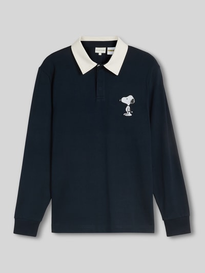Tom Tailor Poloshirt aus reiner Baumwolle mit Peanuts®-Print Marine 2