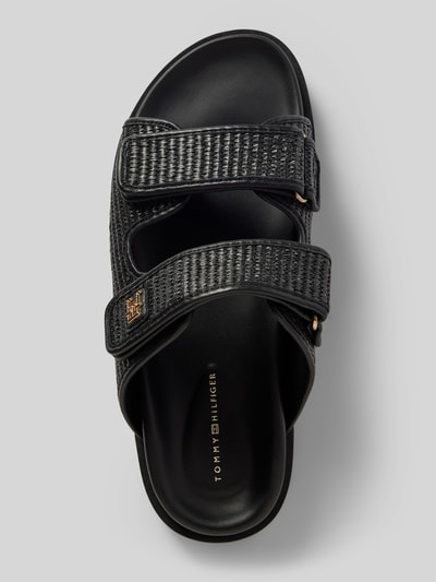 Tommy Hilfiger Pantoletten mit Klettverschluss Black 3