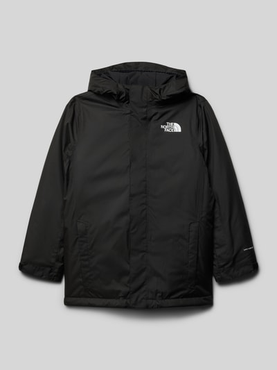 The North Face Jack met labelprint, model 'SNOWQUEST' Zwart - 1