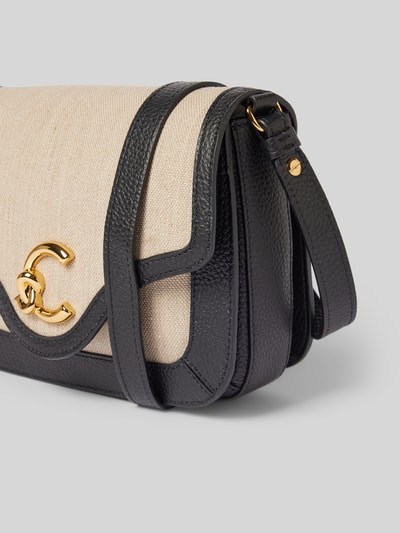 Coccinelle Crossbodytas met labeldetail Zwart - 3