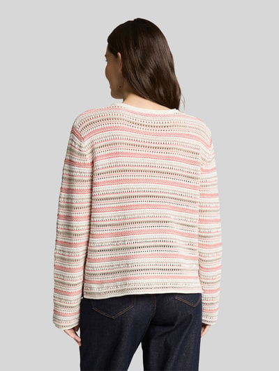 Tom Tailor Regular Fit Pullover aus reiner Baumwolle Koralle 5