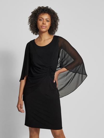 Vera Mont Knielanges Cocktailkleid mit Raffung Black 4