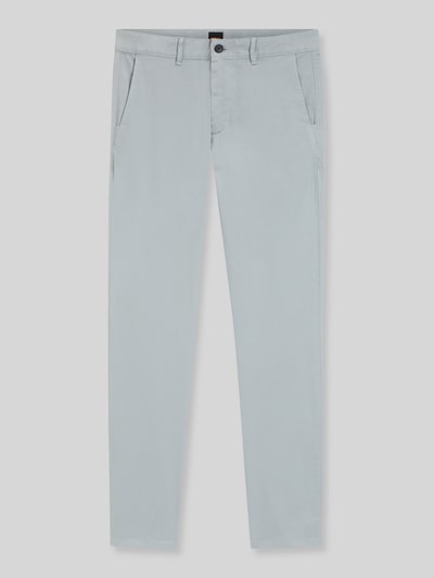 BOSS Orange Slim Fit Chino aus Baumwoll-Mix Modell 'CHINO SLIM' Hellgrau 2