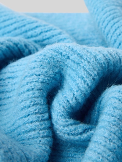 ICHI Szal z imitacji dzianiny model ‘Iaivo’ Błękitny 2