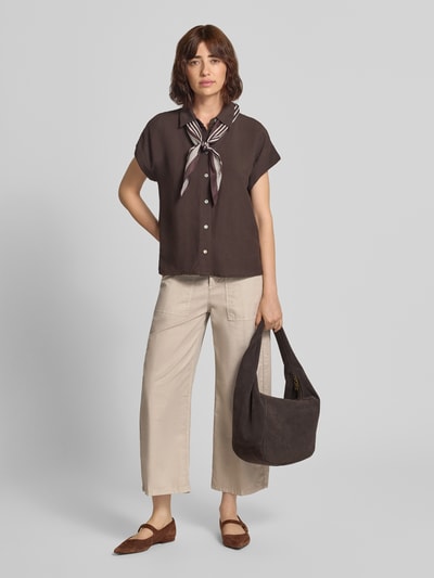 DRYKORN Jeansy o kroju barrel fit z naszywanymi kieszeniami model 'DERIVE' Beżowy 1