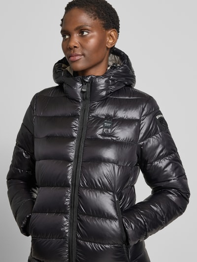 Blauer Usa Steppmantel mit Sorona®-Füllung Modell 'Adelaide' Black 3