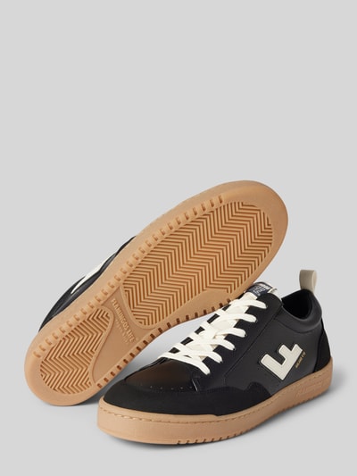 Flamingos Life Sneakers met labeldetail, model 'ROLAND' Zwart - 4