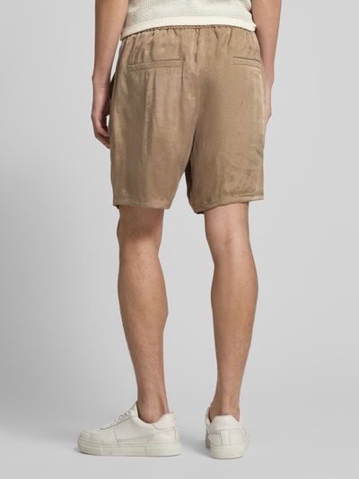 HUGO Regular Fit Shorts mit fixierten Bügelfalten Modell 'Ravis' Hellbraun 5