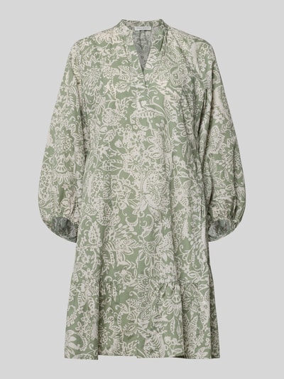 Marc O'Polo Loose Fit Sommerkleid aus Baumwoll-Lyocell-Mix Hellgruen 2