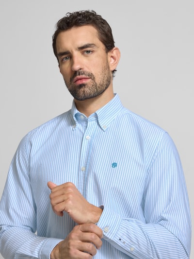 BOSS Regular Fit Freizeithemd aus reiner Baumwolle Modell 'LIAM' Aqua 3