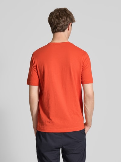 Marc O'Polo Regular Fit T-Shirt aus reiner Baumwolle Orange 5