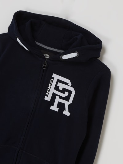 Petrol Sweatjacke mit Kapuze Marineblau 2