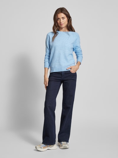 Vero Moda Gebreide pullover met lange mouwen, model 'DOFFY' Blauw - 1