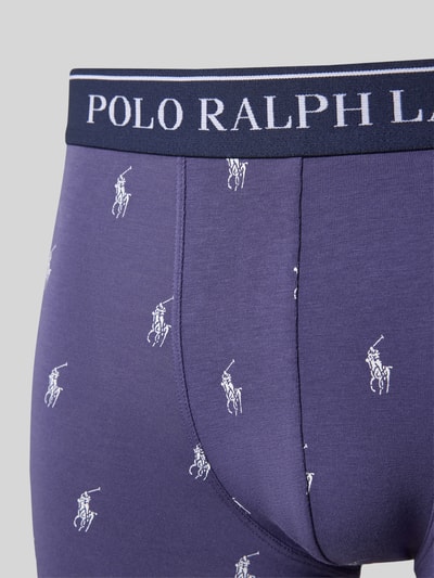 Polo Ralph Lauren Underwear Bokserki z elastycznym paskiem z logo w zestawie 3 szt. Niebieski 2