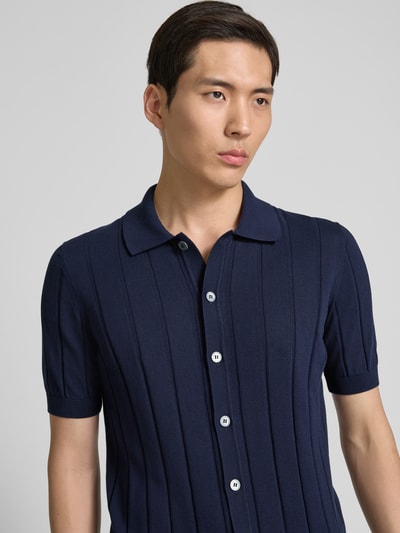 GRAN SASSO Vest met knoopsluiting Marineblauw - 3