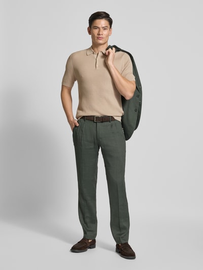 Matinique Slim Fit Poloshirt mit Knopfleiste Beige 1