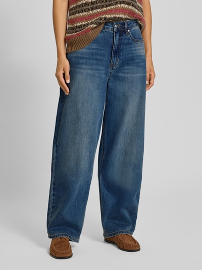 Gestuz Barrel fit jeans in used-look Jeansblauw - 4