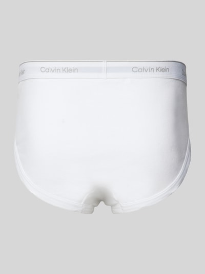 Calvin Klein Underwear Slip met label in band in set van 3 stuks Lichtgrijs - 3