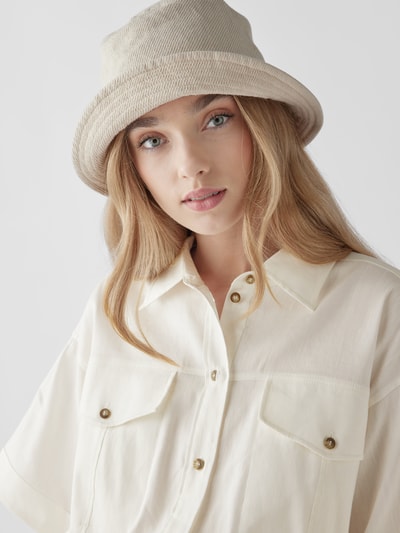Frame Playsuit mit Taillengürtel Weiß 3