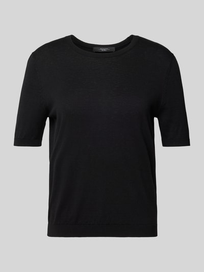 Weekend Max Mara Strickshirt mit Rundhalsausschnitt Modell 'ZIBETTO' Black 2