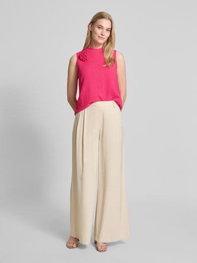 s.Oliver BLACK LABEL Regular Fit Blusentop aus Lyocell-Mix Pink 1