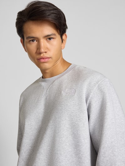The North Face Sweatshirt met labelstitching Lichtgrijs gemêleerd - 3