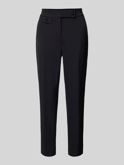 Cambio Slim fit stoffen broek in verkorte pasvorm, model 'SCARLET' Zwart - 2