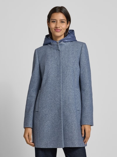 Fuchs Schmitt Mantel mit Kapuze Blau 4