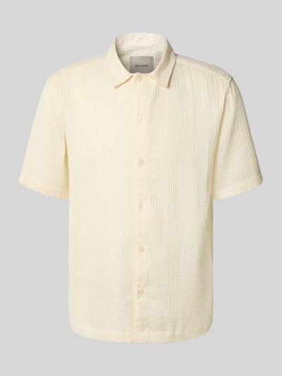 Only & Sons Regular fit vrijetijdsoverhemd van puur katoen Offwhite - 2