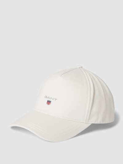 Gant Basecap mit Label-Stitching Weiss 1