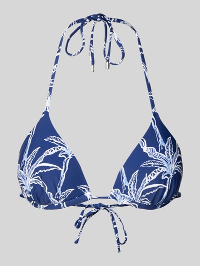 Barts Bikinitop met bloemenprint, model 'Enele' Donkerblauw - 1