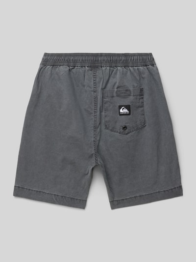 Quiksilver Korte regular fit broek met elastische band, model 'TAXER YOUTH' Zwart - 3