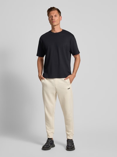 BOSS Green Regular Fit Sweathose mit Baumwoll-Anteil Modell 'JT_LEAGUE HEDIKO' Beige 1