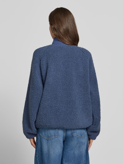 Jake*s Casual Teddyjacke mit Stehkragen Blau 5