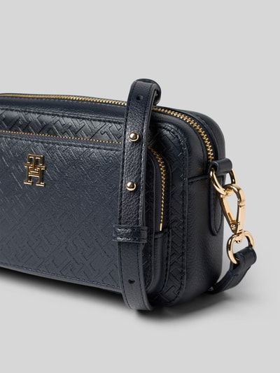 Tommy Hilfiger Schoudertas met logo-monogram in reliëf Donkerblauw - 3