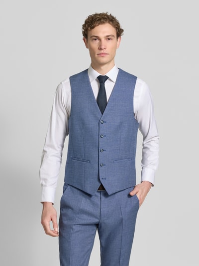 DIGEL Regular Fit Weste mit Viskose-Anteil Modell 'Edgar' Hellblau 4