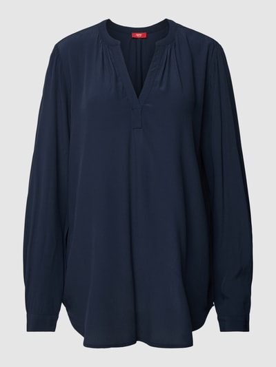 Esprit Blouse met V-hals Marineblauw - 2